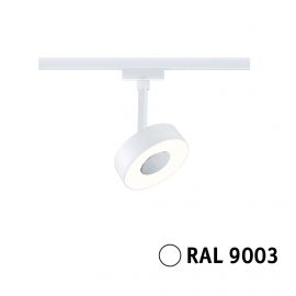Reflektor na szynoprzewód URail CIRCLE LED 3StepDim 5W 210lm 3000K 230V biały RAL9003 / metal